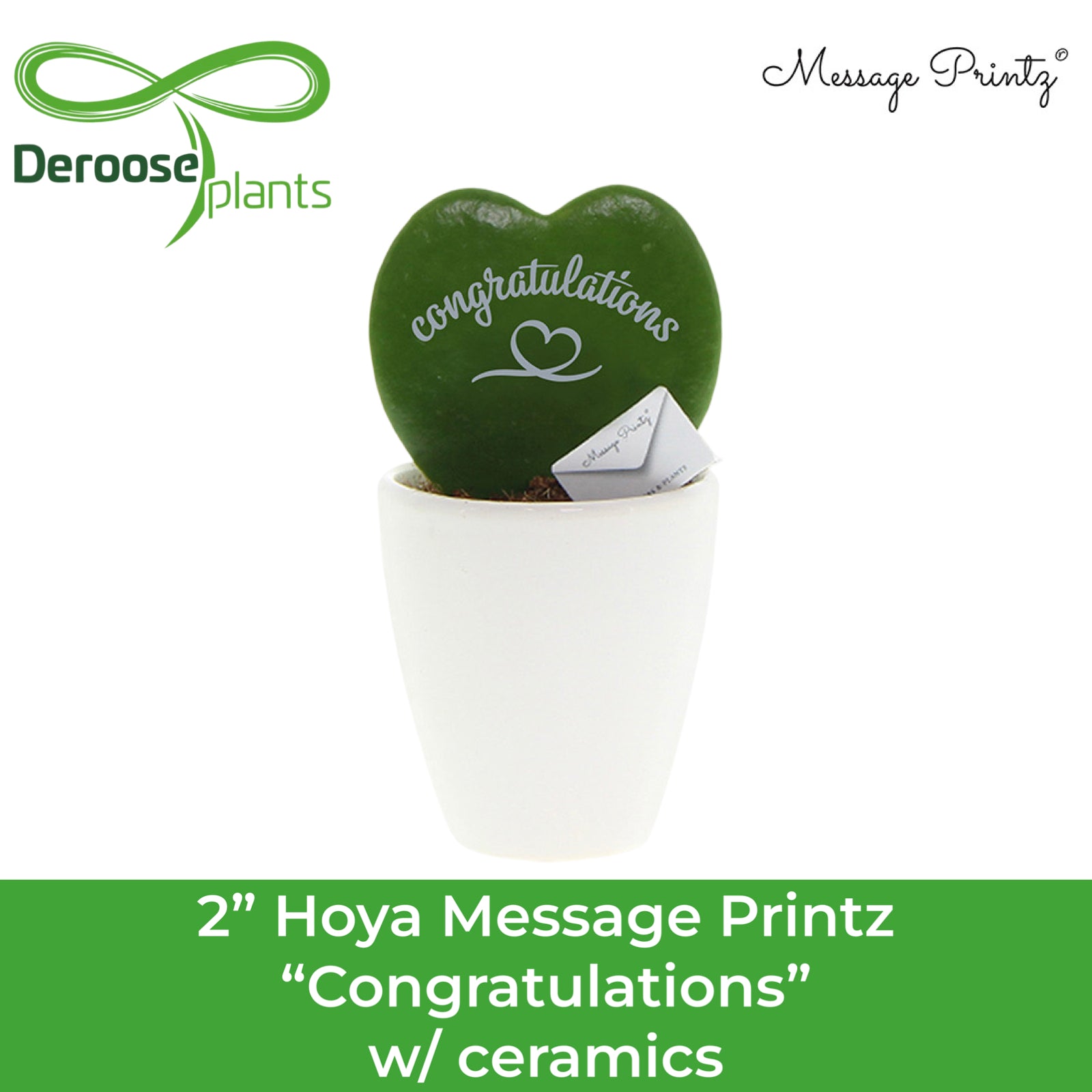 2" Message Printz "Congratulations"